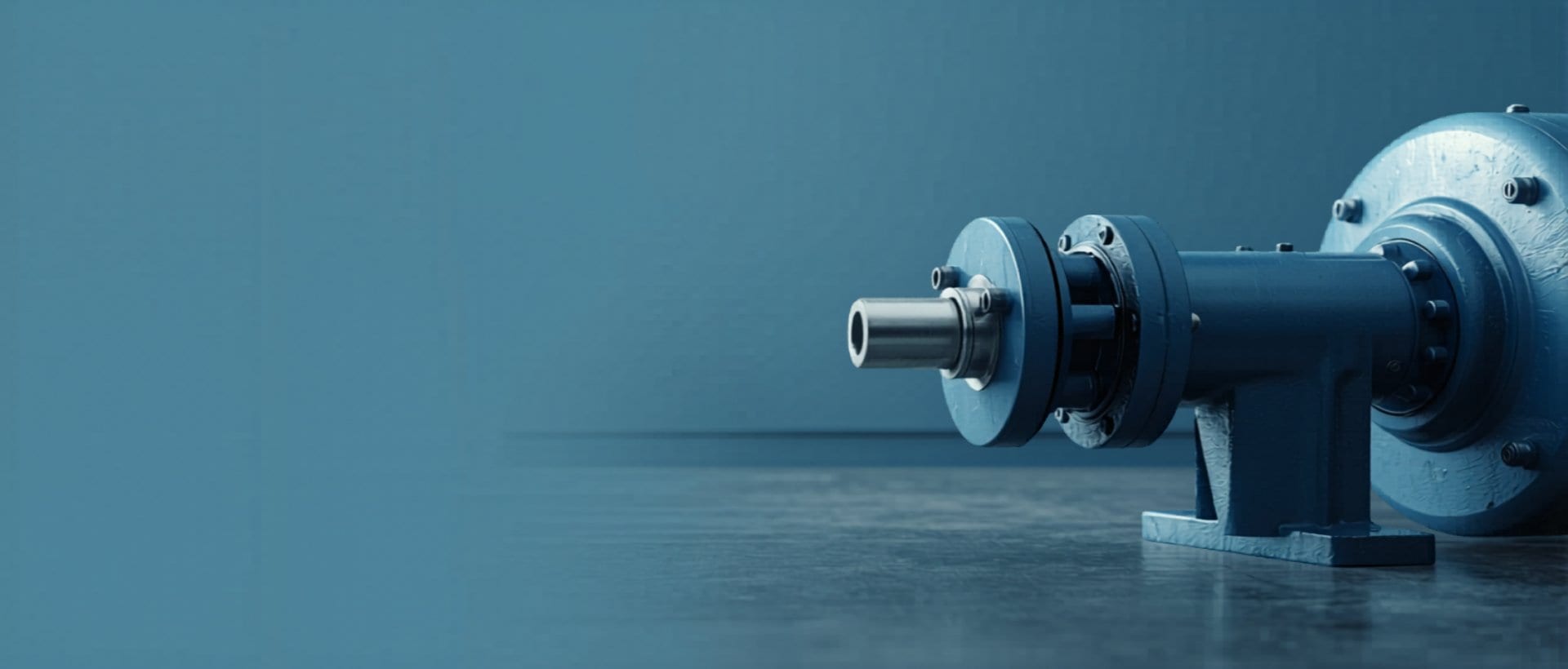 A wireless industrial sensor mounted on a chiller pump bearing housing — the start of a Novek deployment.
